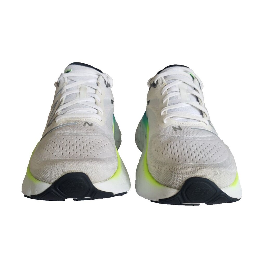 New Balance Fresh Foam More V4 White Electric Teal size Men's Size 11 D MMORWT4 - Picture 3 of 12